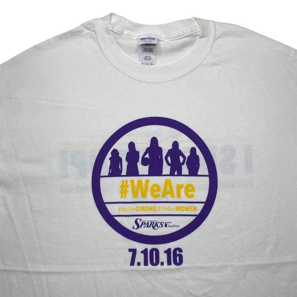 2016 LA Sparks WNBA promo shirt
